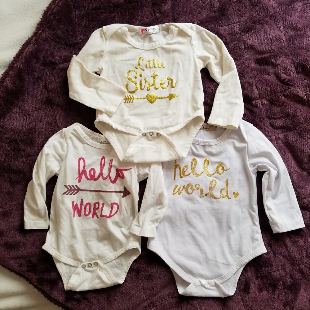 Baby girl onesies